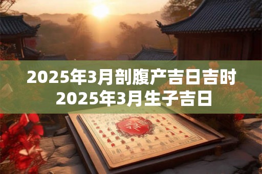 2025年3月剖腹产吉日吉时 2025年3月生子吉日 2025年3月剖腹产吉日吉时 2025年3月生子吉日