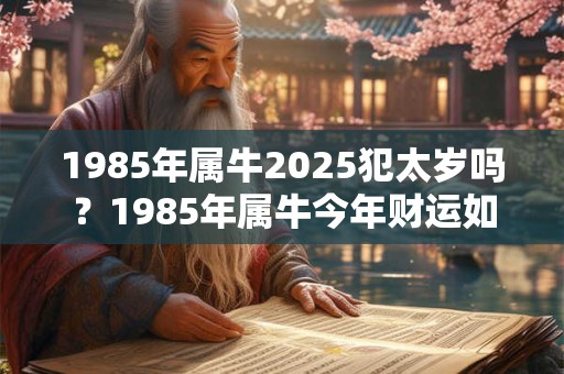 1985年属牛2025犯太岁吗？1985年属牛今年财运如何？