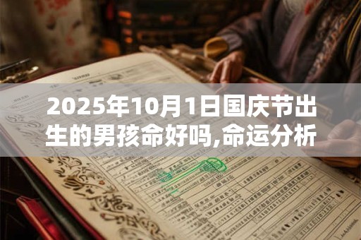 2025年10月1日国庆节出生的男孩命好吗,命运分析？