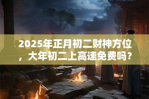 2025年正月初二财神方位，大年初二上高速免费吗？