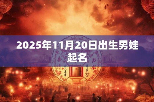 2025年11月20日出生男娃起名