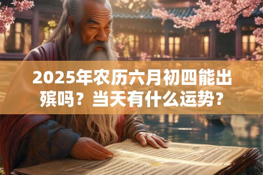 2025年农历六月初四能出殡吗？当天有什么运势？