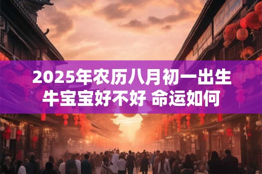 2025年农历八月初一出生牛宝宝好不好 命运如何