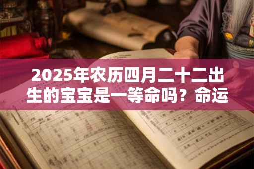 2025年农历四月二十二出生的宝宝是一等命吗？命运好不好？