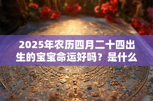 2025年农历四月二十四出生的宝宝命运好吗？是什么星座？