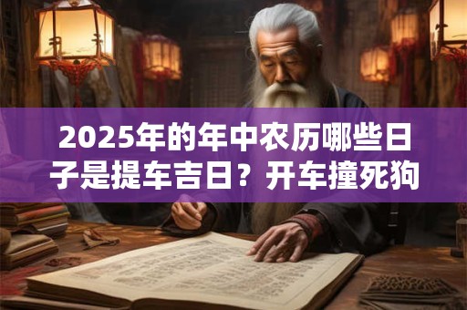 2025年的年中农历哪些日子是提车吉日？开车撞死狗的风水