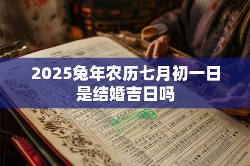 2025兔年农历七月初一日是结婚吉日吗