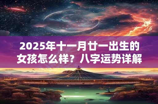 2025年十一月廿一出生的女孩怎么样？八字运势详解