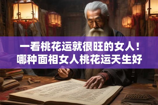 一看桃花运就很旺的女人！哪种面相女人桃花运天生好