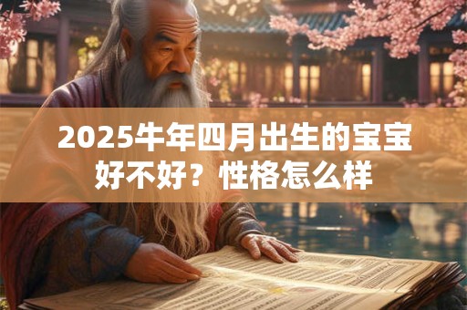 2025牛年四月出生的宝宝好不好？性格怎么样