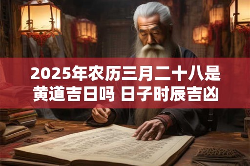 2025年农历三月二十八是黄道吉日吗 日子时辰吉凶