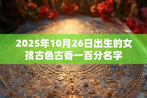 2025年10月26日出生的女孩古色古香一百分名字