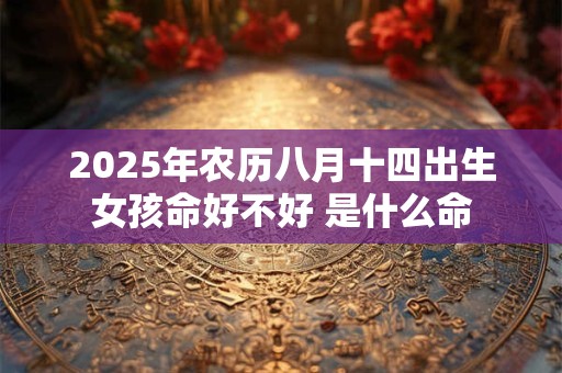 2025年农历八月十四出生女孩命好不好 是什么命