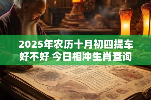2025年农历十月初四提车好不好 今日相冲生肖查询