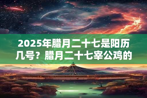 2025年腊月二十七是阳历几号？腊月二十七宰公鸡的由来