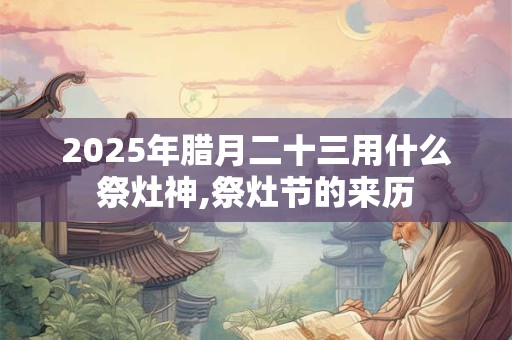 2025年腊月二十三用什么祭灶神,祭灶节的来历