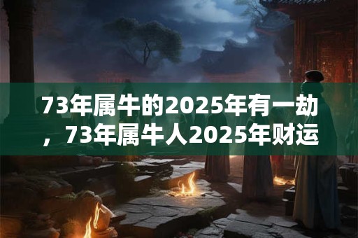 73年属牛的2025年有一劫，73年属牛人2025年财运