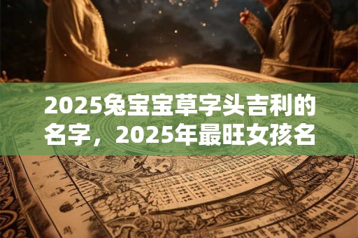2025兔宝宝草字头吉利的名字，2025年最旺女孩名字