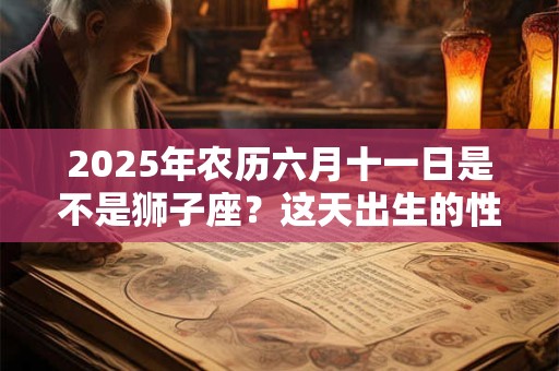 2025年农历六月十一日是不是狮子座？这天出生的性格怎么样