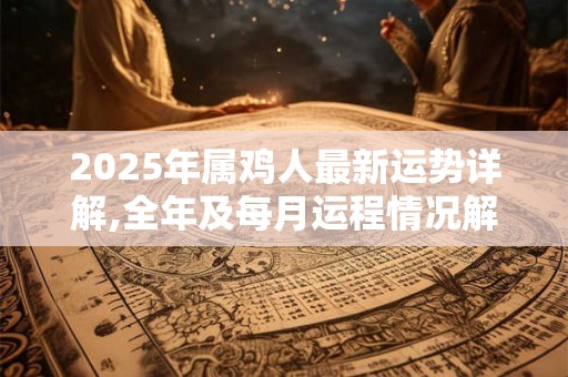 2025年属鸡人最新运势详解,全年及每月运程情况解析