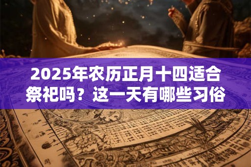 2025年农历正月十四适合祭祀吗？这一天有哪些习俗？