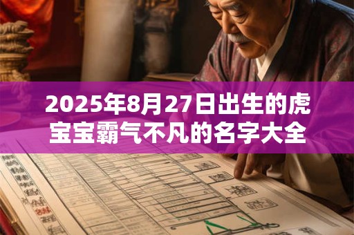 2025年8月27日出生的虎宝宝霸气不凡的名字大全