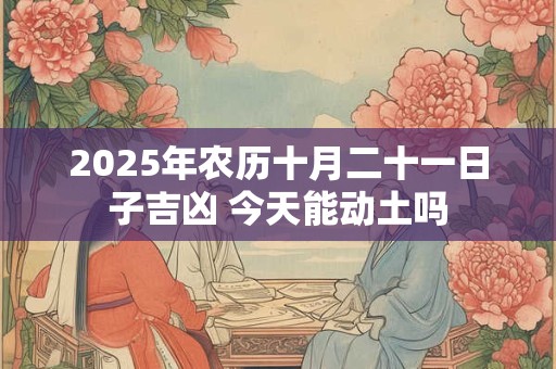 2025年农历十月二十一日子吉凶 今天能动土吗