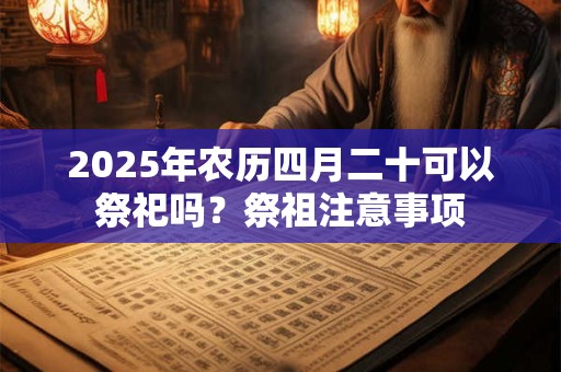 2025年农历四月二十可以祭祀吗？祭祖注意事项