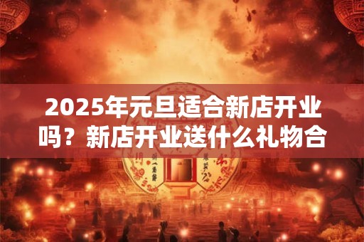 详细阅读:2025年元旦适合新店开业吗?新店开业送什么礼物合适? 2025年元旦适合新店开业吗?新店开业送什么礼物合适?