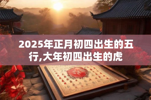2025年正月初四出生的五行,大年初四出生的虎