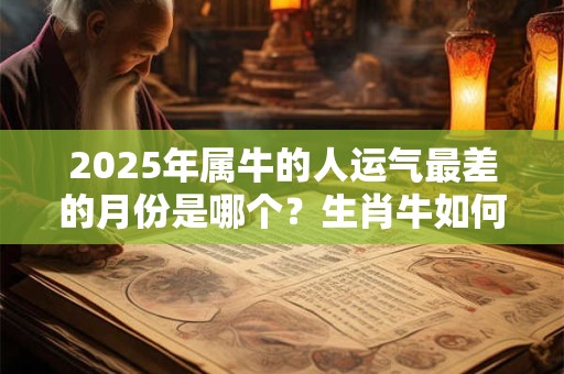2025年属牛的人运气最差的月份是哪个？生肖牛如何转运