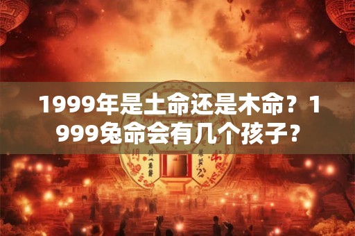 1999年是土命还是木命？1999兔命会有几个孩子？