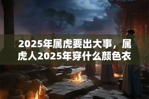 2025年属虎要出大事，属虎人2025年穿什么颜色衣服好？