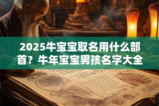 2025牛宝宝取名用什么部首？牛年宝宝男孩名字大全