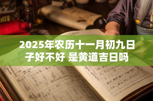 2025年农历十一月初九日子好不好 是黄道吉日吗