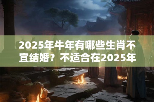 2025年牛年有哪些生肖不宜结婚？不适合在2025年结婚的生肖