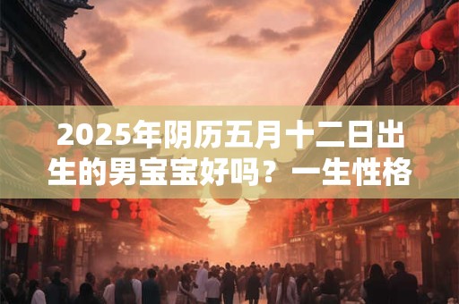 2025年阴历五月十二日出生的男宝宝好吗？一生性格详解