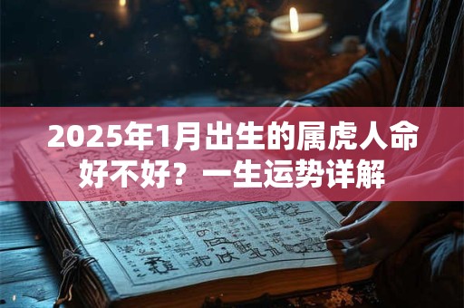 2025年1月出生的属虎人命好不好？一生运势详解