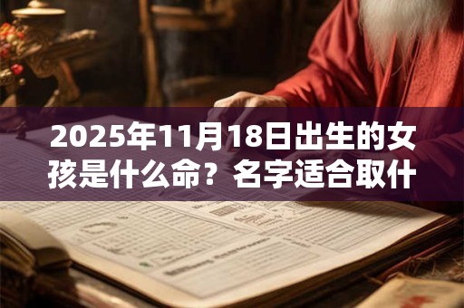 2025年11月18日出生的女孩是什么命？名字适合取什么？