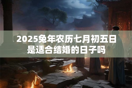 2025兔年农历七月初五日是适合结婚的日子吗
