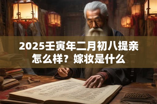 2025壬寅年二月初八提亲怎么样？嫁妆是什么