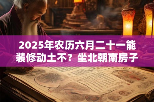 2025年农历六月二十一能装修动土不？坐北朝南房子的吉位