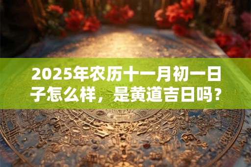 2025年农历十一月初一日子怎么样，是黄道吉日吗？