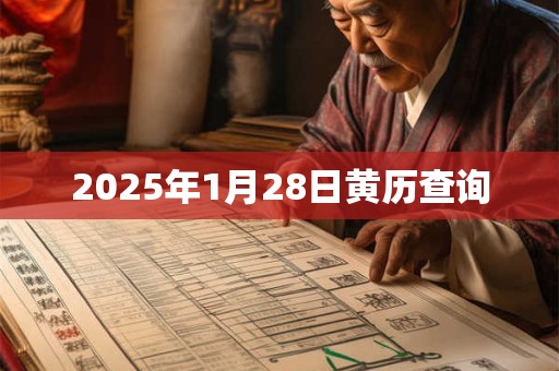 2025年1月28日黄历查询