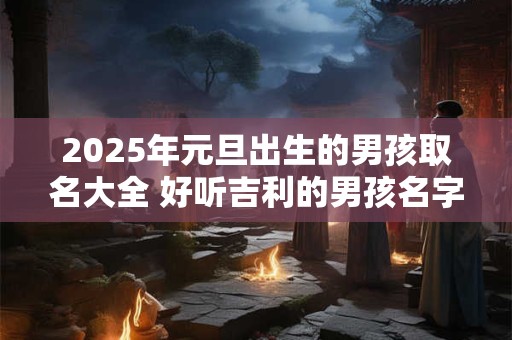 2025年元旦出生的男孩取名大全 好听吉利的男孩名字
