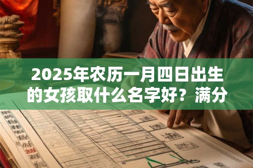 2025年农历一月四日出生的女孩取什么名字好？满分名字推荐