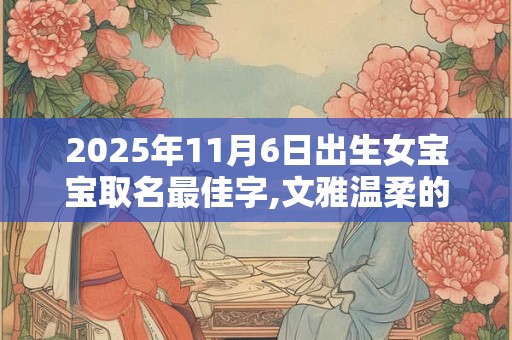 2025年11月6日出生女宝宝取名最佳字,文雅温柔的名字