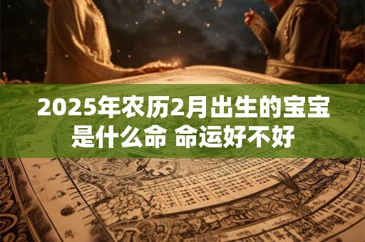 2025年农历2月出生的宝宝是什么命 命运好不好