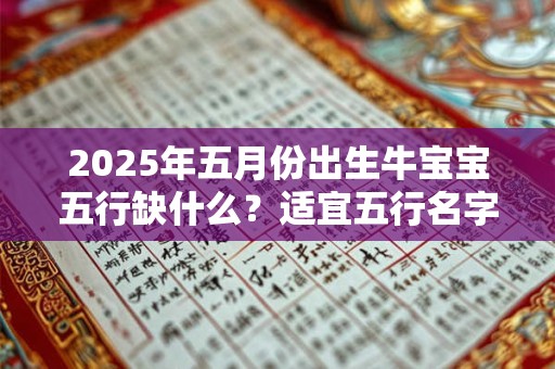2025年五月份出生牛宝宝五行缺什么？适宜五行名字推荐！