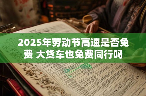 2025年劳动节高速是否免费 大货车也免费同行吗